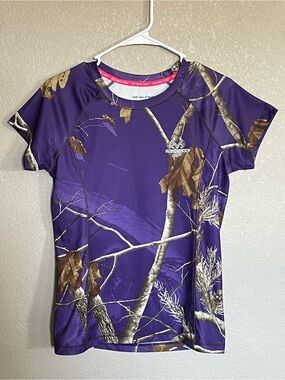 Realtree Purple Camo Short-Sleeve Tee